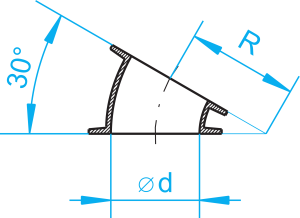 Cast-iron segments 30°-0
