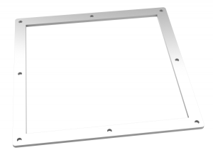 Gasket for transition piece from square to round-354