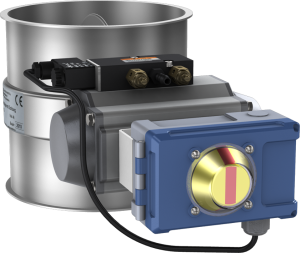 Throttle valves with seal, pneumatically operated with Air Torque rotary actuator-0