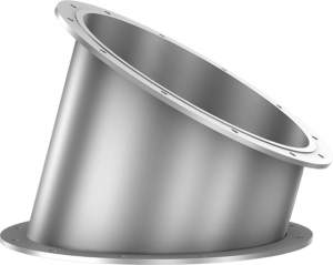 Segments R = 1,25 D, 45° , with loose flange on both sides-407