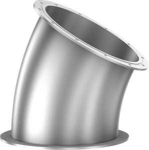 Bends R = 2 D, 30°, with loose flange on both sides-0
