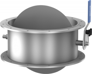 Throttle valves without seal, with loose flange on both sides-0